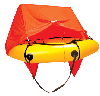 NEW! Revere Coastal Compact (Four Person) 18.5 lb. Liferaft w/Canopy